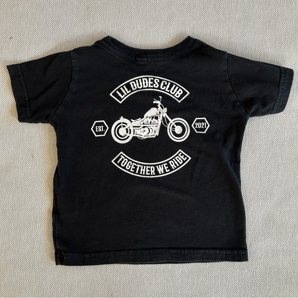 Lil Dudes Club “We ride” tee 18M